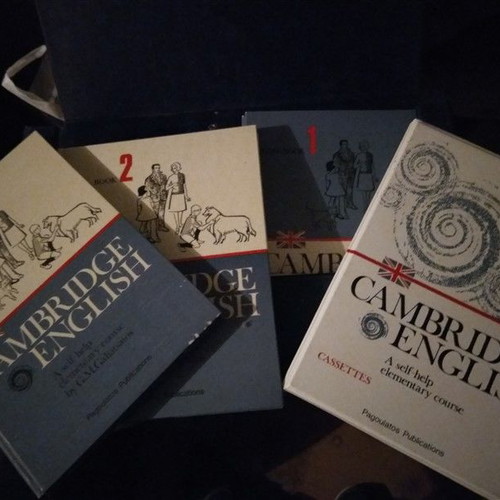English learning pack new with books and cassettes