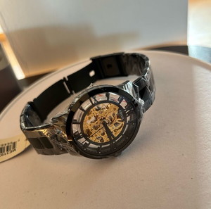 Fossil Neutra Automatic Black Skeleton Dial Men's Watch