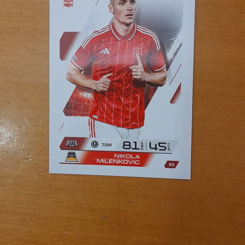Topps card Match Ataxx new Nikola Milenkovic