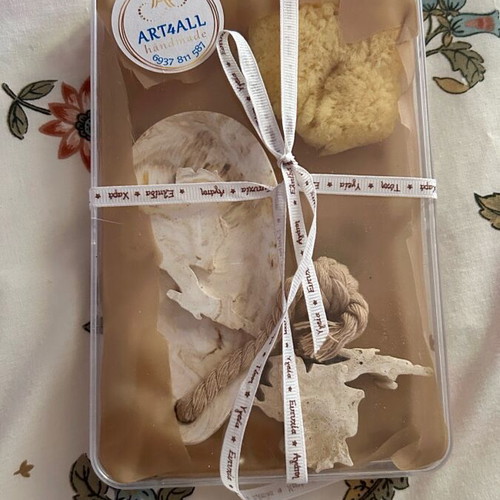 Handmade vintage bath set new