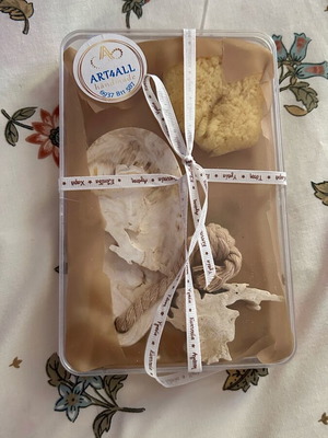 Handmade vintage bath set new
