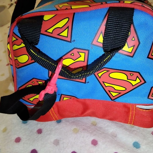 Superman insulated lunch bag, shoulder strap, 4.5lt