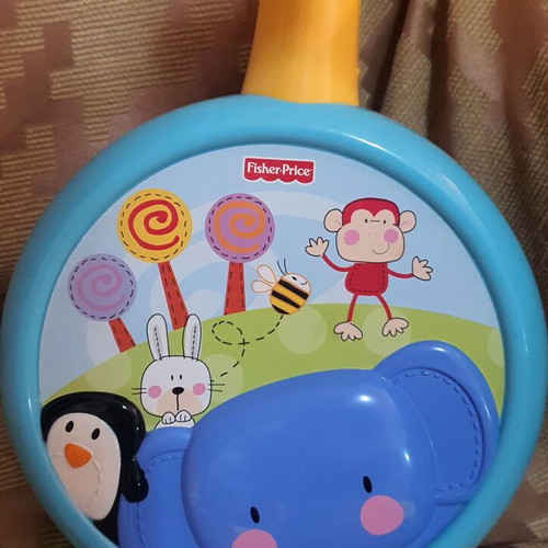 Fisher Price musical rotating mobile used with wind-up mechanism