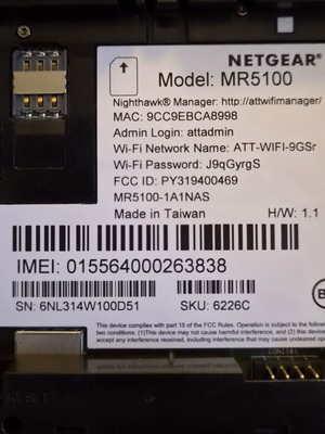 Netgear Nighthawk MR5100 5G мобилен рутер като ново