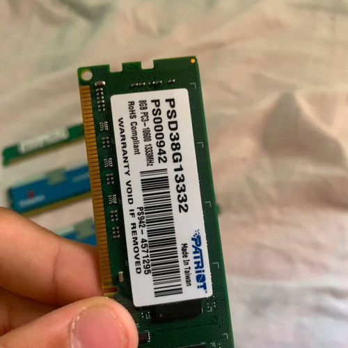 Ram 16GB DDR3 used Kingston and HyperX modules