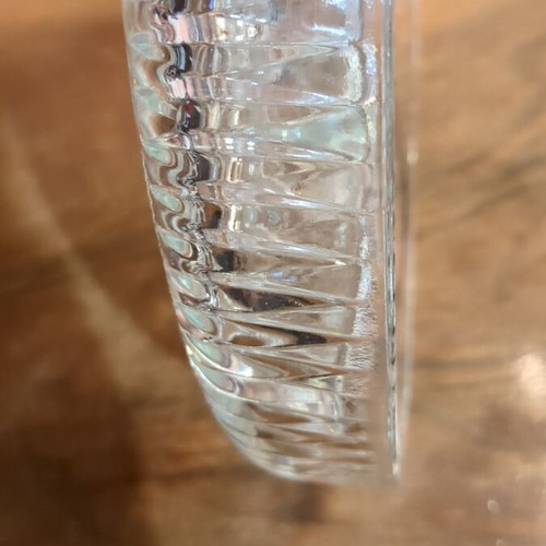 Crystal platter with 5 sections like new
