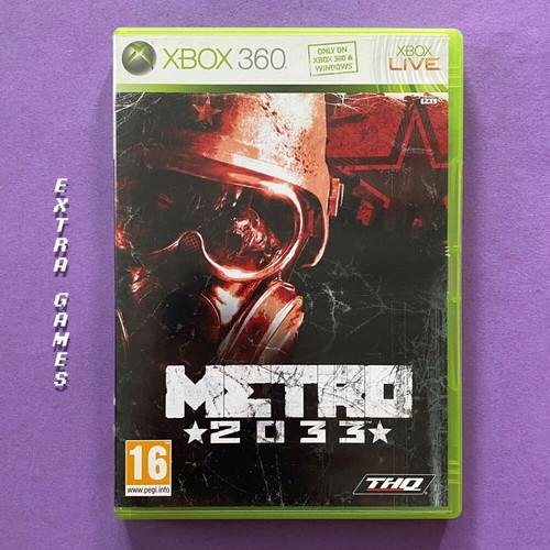 Metro 2033 Xbox 360 game like new, action shooter