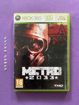 Metro 2033 Xbox 360 game like new, action shooter