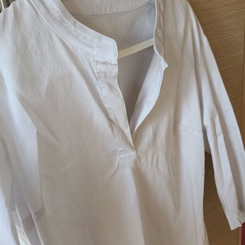 White cotton shirt like new, size L