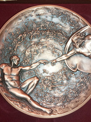 Rare artwork, medal by Marcel Jovaine
