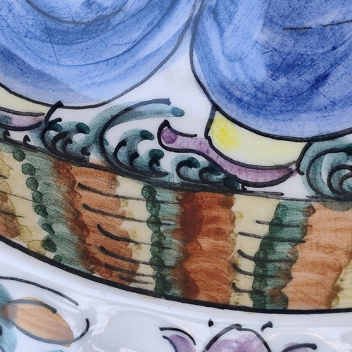 Handmade Skyros plate, 25 cm diameter
