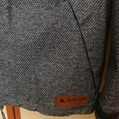 Burton men's jacket like new, size large, gray and blue