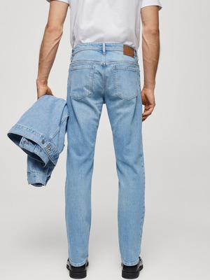 Τζίν Slim Fit Μπλε Ανοιχτό Μέγεθος 42 Καινούργιο