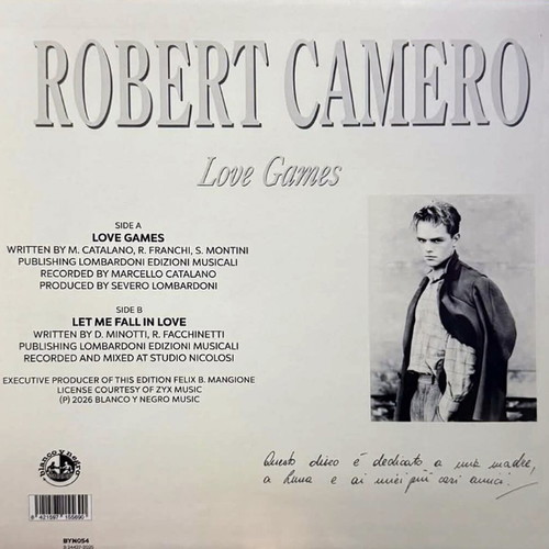 Robert Camero Love Games gold vinyl record