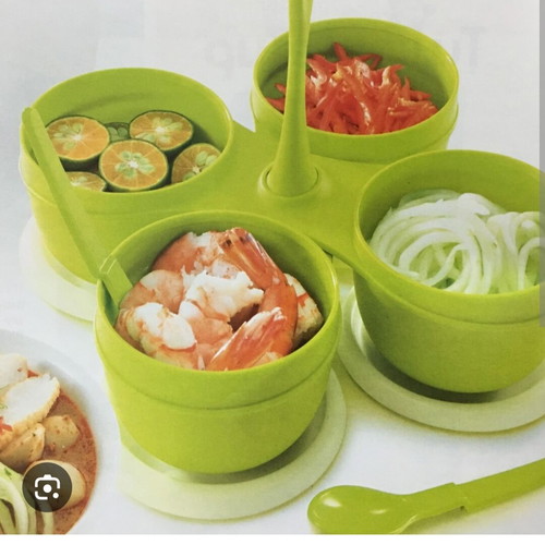 Tupperware Blossom snack bowl new