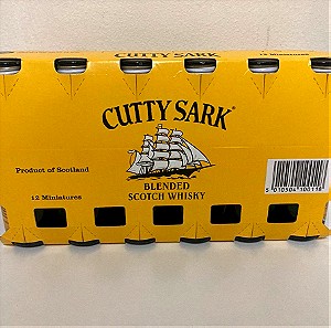 Πακέτο 12 Whisky Cutty Sark 50ML. Καινούργιο Τιμή 24 Ευρώ