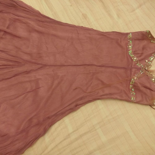 Vintage 100% Silk Midi Dress Billy Sabbado pink like new