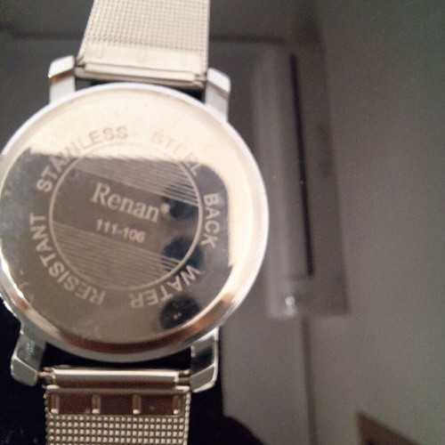 Renan 111-106 wristwatch with metal mesh strap, like new