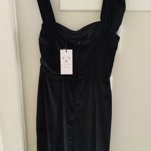 Velvet dress new black size S by five p.m.