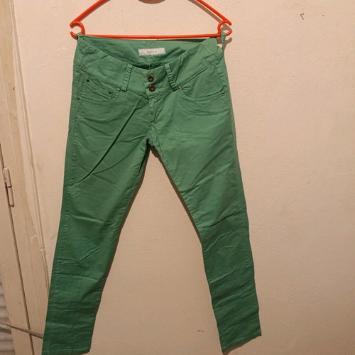 Badila green mint slim jeans size S like new
