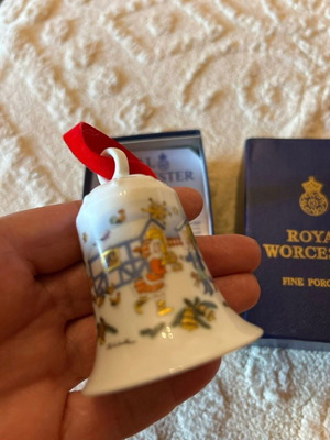 Vintage bell from the 80s, new, fine porcelain