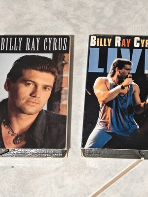 Billy Ray Cyrus 2x VHS tapes like new