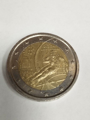 Two euro coin like new