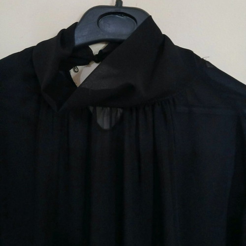 Women's black sheer blouse like new Lost & Found