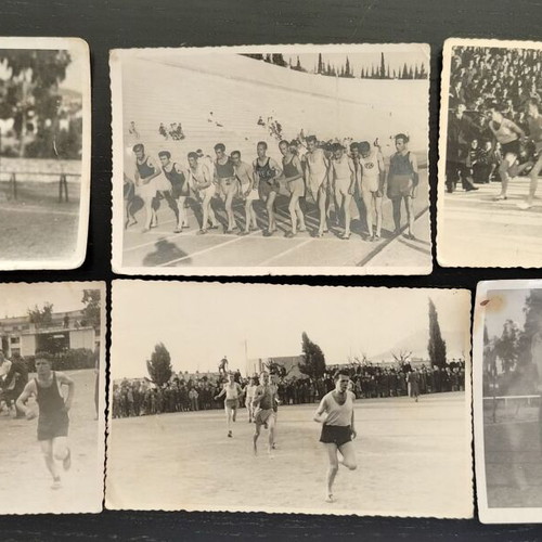 Athletics Photos and Segas Folder by A. Tasoulas used, 1950s and 1970s