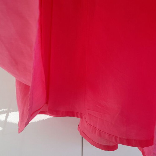 Max&Co fuchsia linen dress with straps like new
