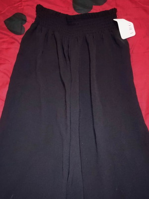 Pantelona like new, breathable fabric, wide fit, elastic waist, medium