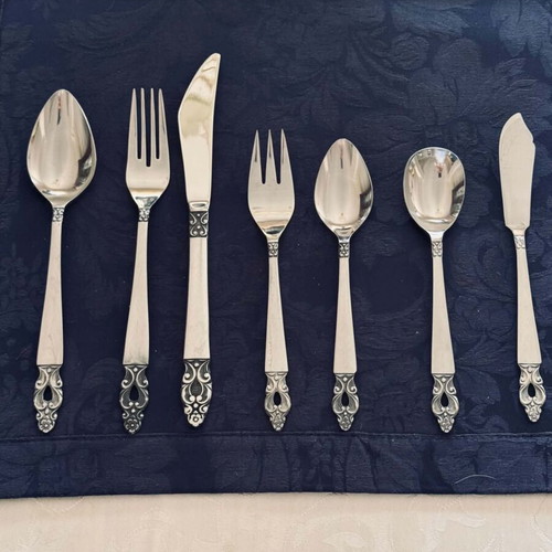 Olaf Stainless Steel Cutlery Set 50 Pieces for 8 People New