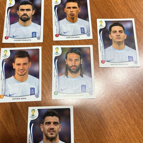 Panini FIFA World Cup 2014 Greece National Team Stickers like new