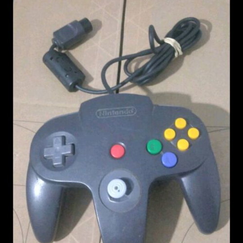 N64 joysticks used, pack of 4, black blue gray