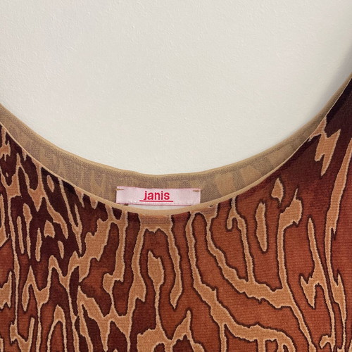 Y2K midi dress leopard print vintage, like new, lined