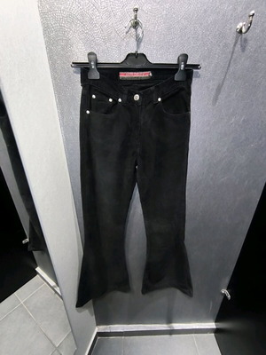 Black corduroy flare pants Miss Denim like new