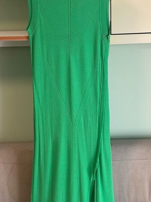 Bianka Object knitted dress XS 34 like new green