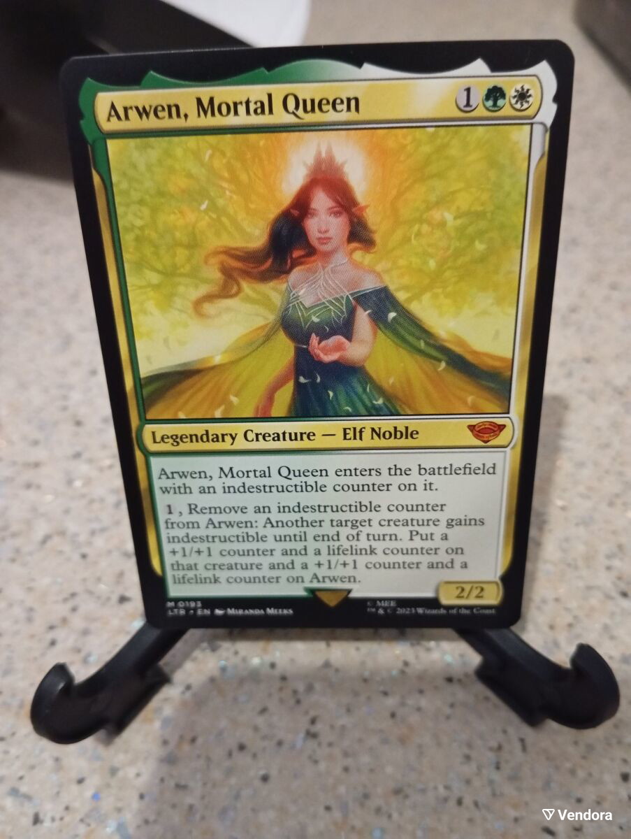 arwen mtg card 367)Alternate FrameArwen, Mortal Queen[LTR-BF]
