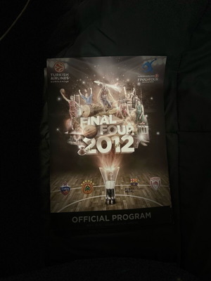 Match program Euroleague 2012 Final 4 new, authentic