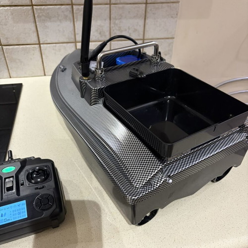 Bait Boat with GPS, 500m Range, 12000mAh Battery, LCD Remote