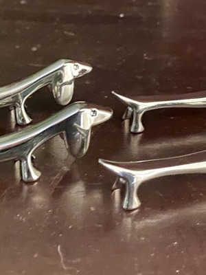 Vintage knife supports set of 4 pcs in perfect condition