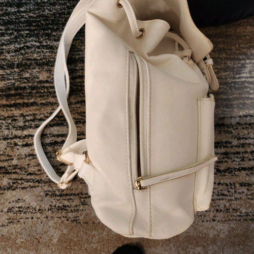 White backpack used