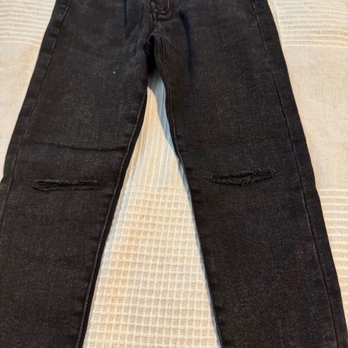 Zara boys' pants size 7 years 128 cm like new black-grey