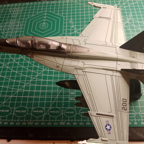 F18-Hornet painted fighter model 1:72 scale, new