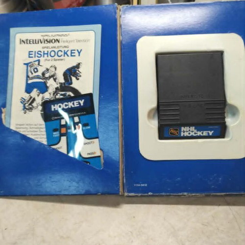 Intellivision Hockey video game like new with box and manual