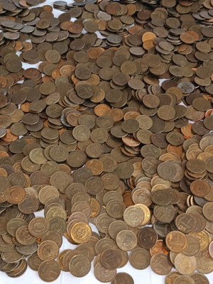 1 Stotinka Coin used, various years, Bulgaria