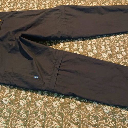 Fjallraven pants like new, size M 38 10, zip-off legs to shorts