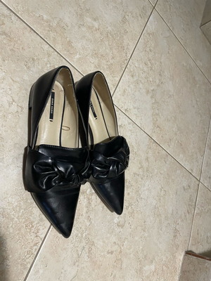Zara shoes ballerinas used, size 40, black