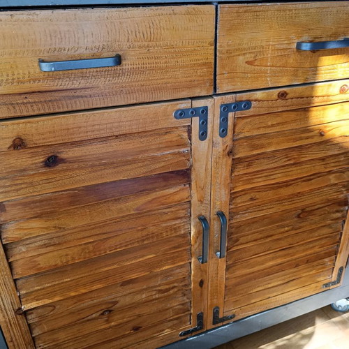 Buffet cabinet used with 2 drawers