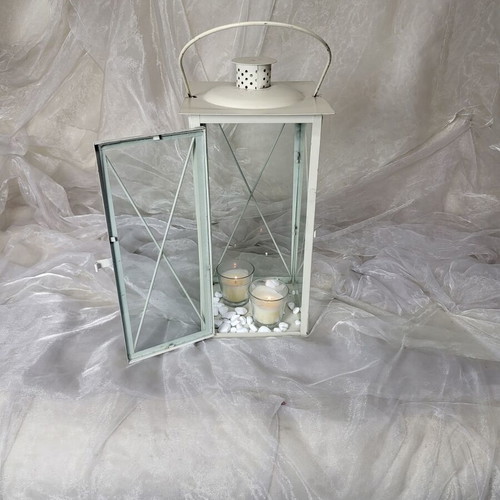 Large Metal Lantern like new, minimal decoration 52cm